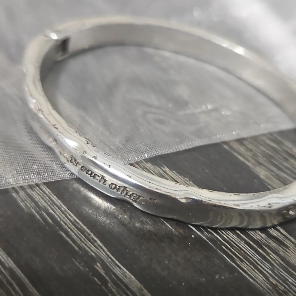 Brighton Silver Hinged Bracelet